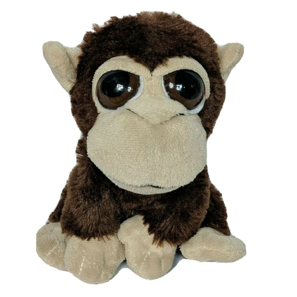 Rinco Brown Monkey Chimpanzee Plush Stuffed Animal
